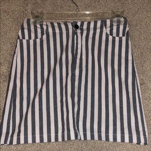 Brandy Melville striped cotton skirt
